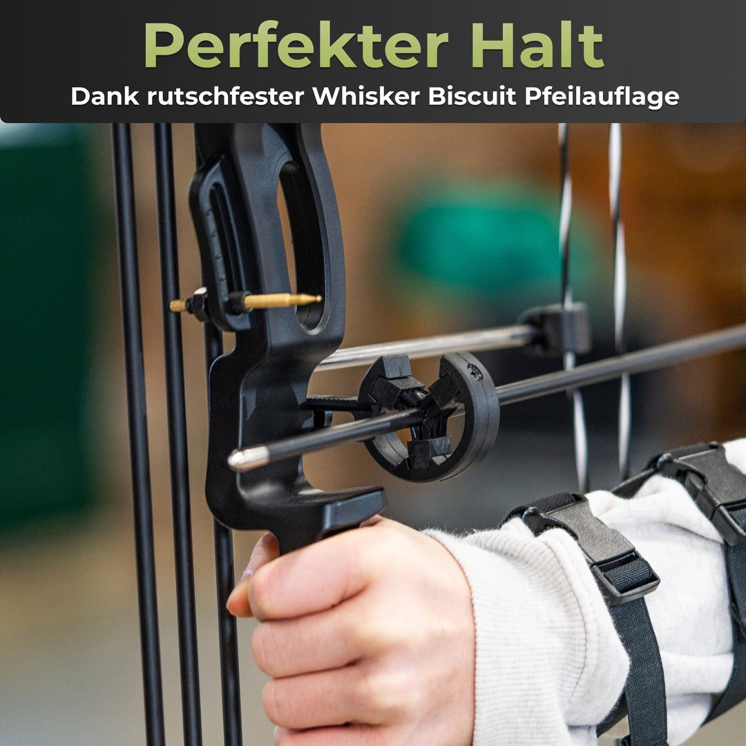 Compoundbogen Kinder - Starter Set - 15-29 lbs - 34 Zoll - BOWRILLA #farbe_schwarz