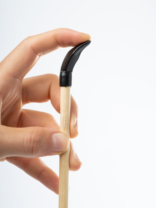 Set of 10 wooden arrows with rubber tip incl. felt quiver