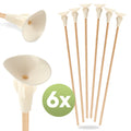 6 Stk. Holzpfeile mit Saugnapf, 30cm