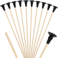 10 Stk. Holzpfeile mit Saugnapf, 52cm